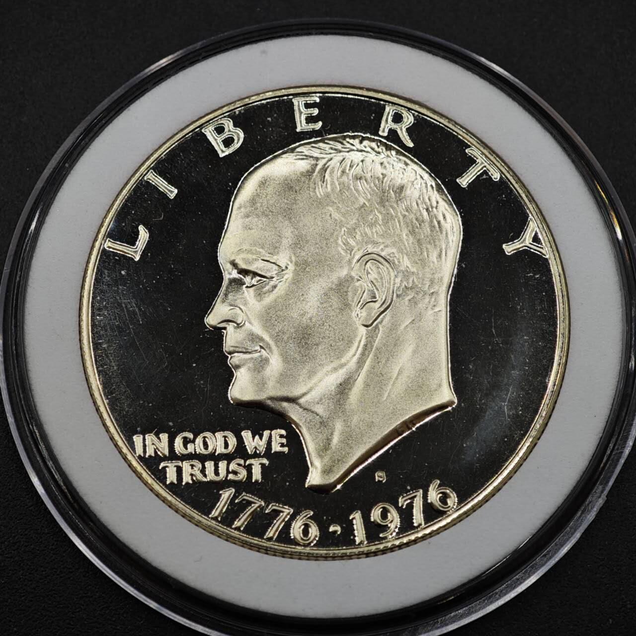 【淘币小摊】实时拍第八百三十七拍   散币银币场   满百包邮可预留二周 每周一统一发货   美国1976年建国200周年1元精制银币