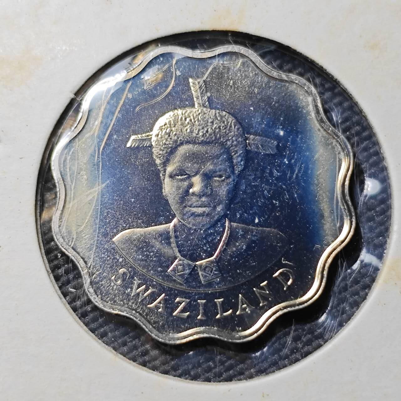 KK钱币收藏小铺 《套币 好品/批量散币专场》  2月预留时间 周末发货   1986斯威士兰20分 好品