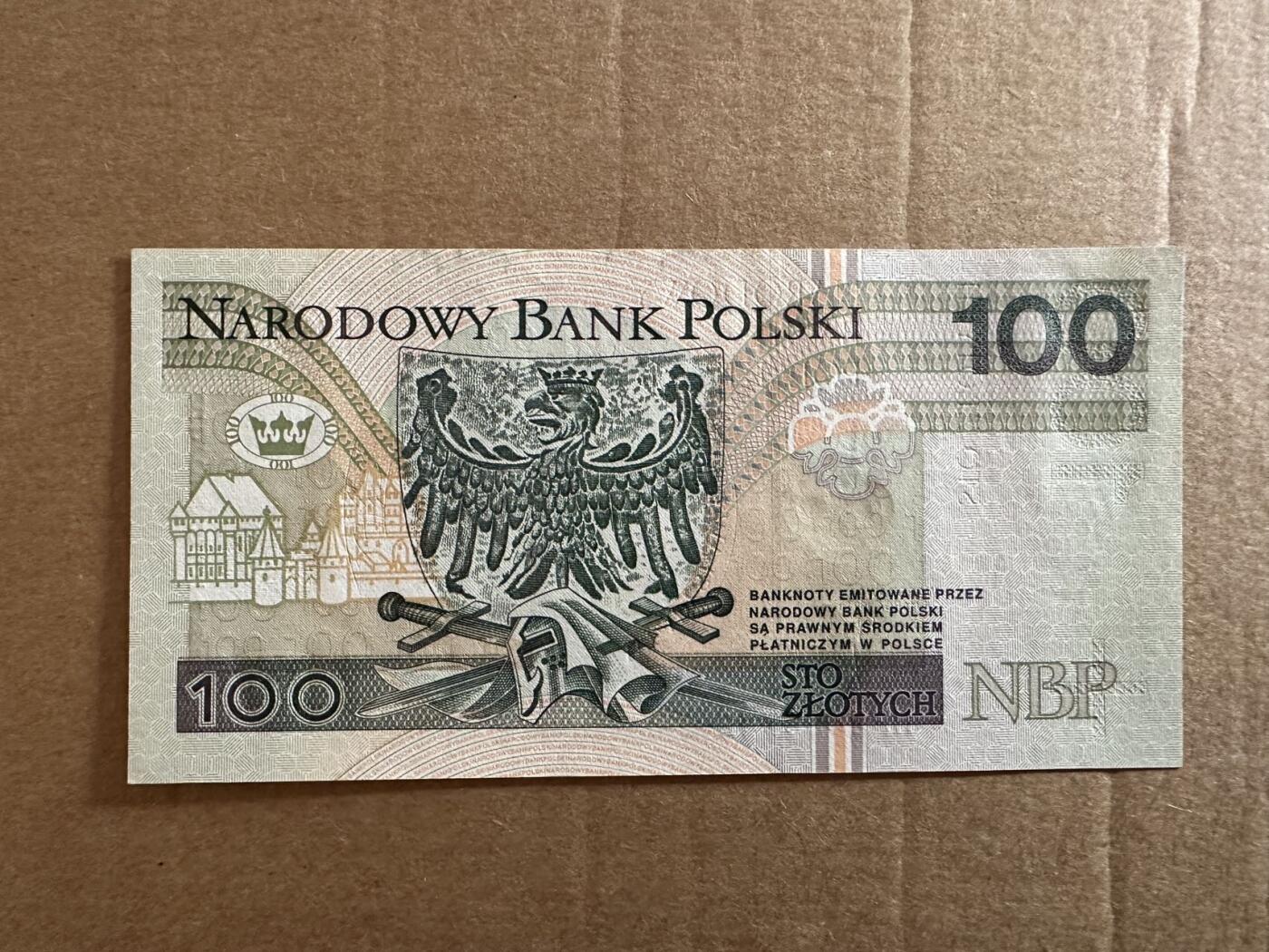 🐍甜小邱世界纸币收藏🐍第138期精品场💐 稀少1994初版 全新UNC 波兰 100兹罗提