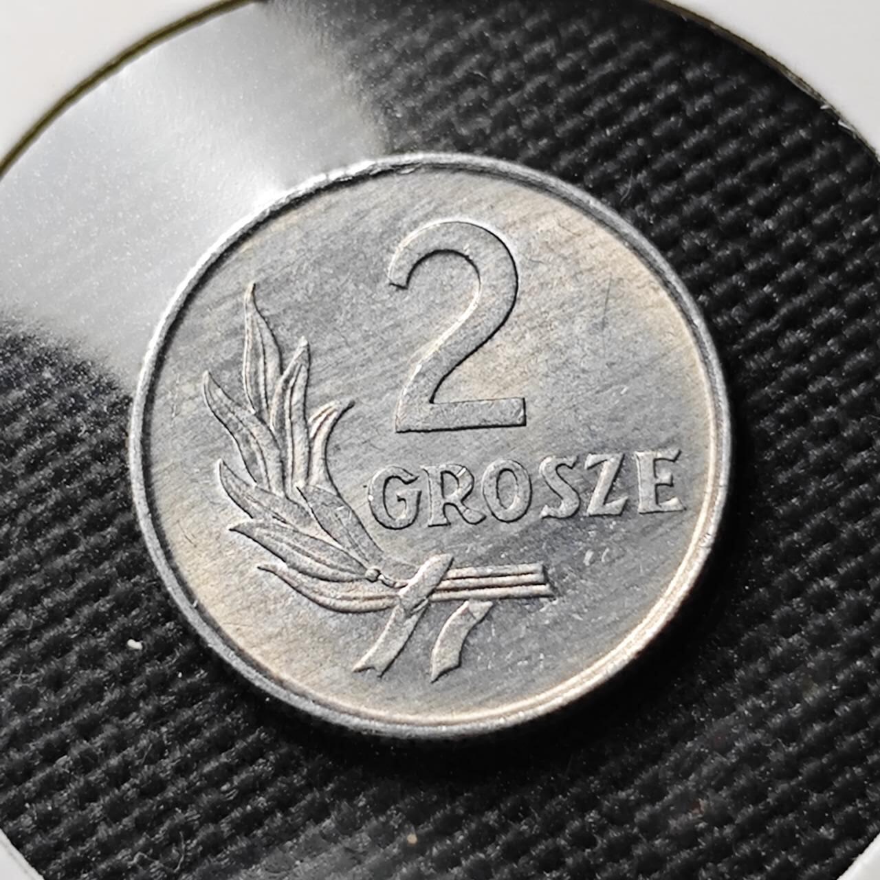 KK钱币收藏小铺 《套币 好品/批量散币专场》  2月预留时间 周末发货  1949波兰2格罗申 好品 少见年份