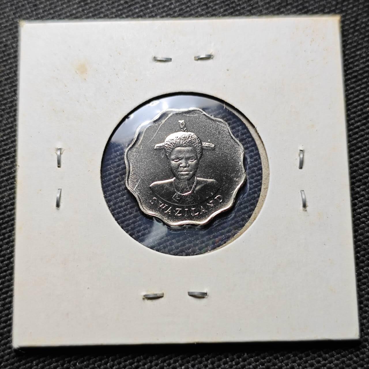 KK钱币收藏小铺 《套币 好品/批量散币专场》  2月预留时间 周末发货   1986斯威士兰5分 好品