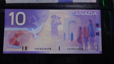 【新年二拍】世界钱币～微拍第223期暨2025年第63期  裸钞专场超低起拍 欢迎参与 - 2002年加拿大10元 初版无金属线 全新绝品尾号9378