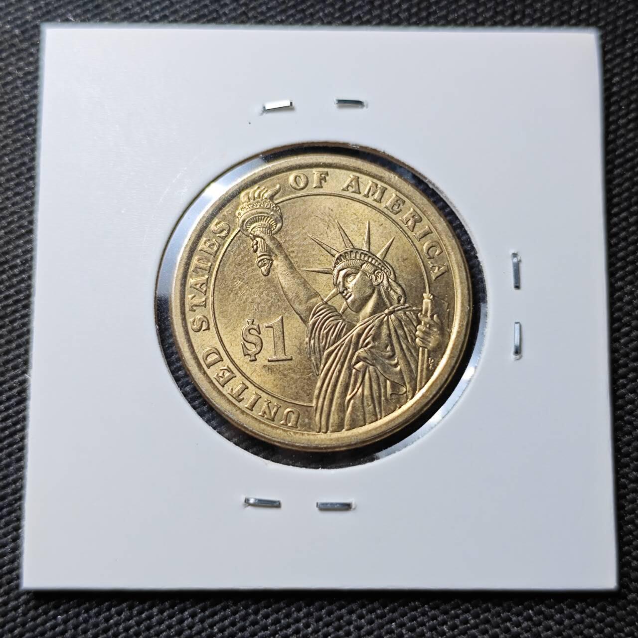 KK钱币收藏小铺 《套币 好品/批量散币专场》  2月预留时间 周末发货    美国总统纪念币1元 好品