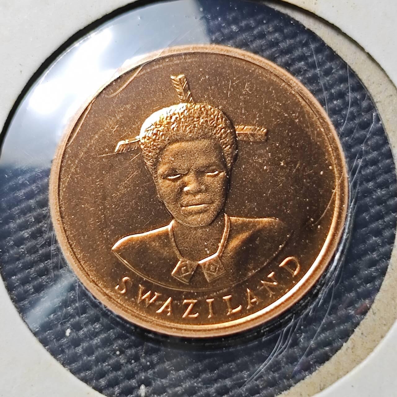 KK钱币收藏小铺 《套币 好品/批量散币专场》  2月预留时间 周末发货  1986斯威士兰1分 好品