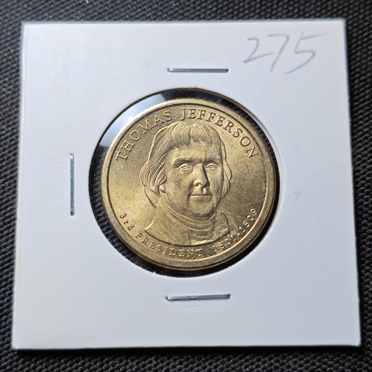 KK钱币收藏小铺 《套币 好品/批量散币专场》  2月预留时间 周末发货    美国总统纪念币1元 