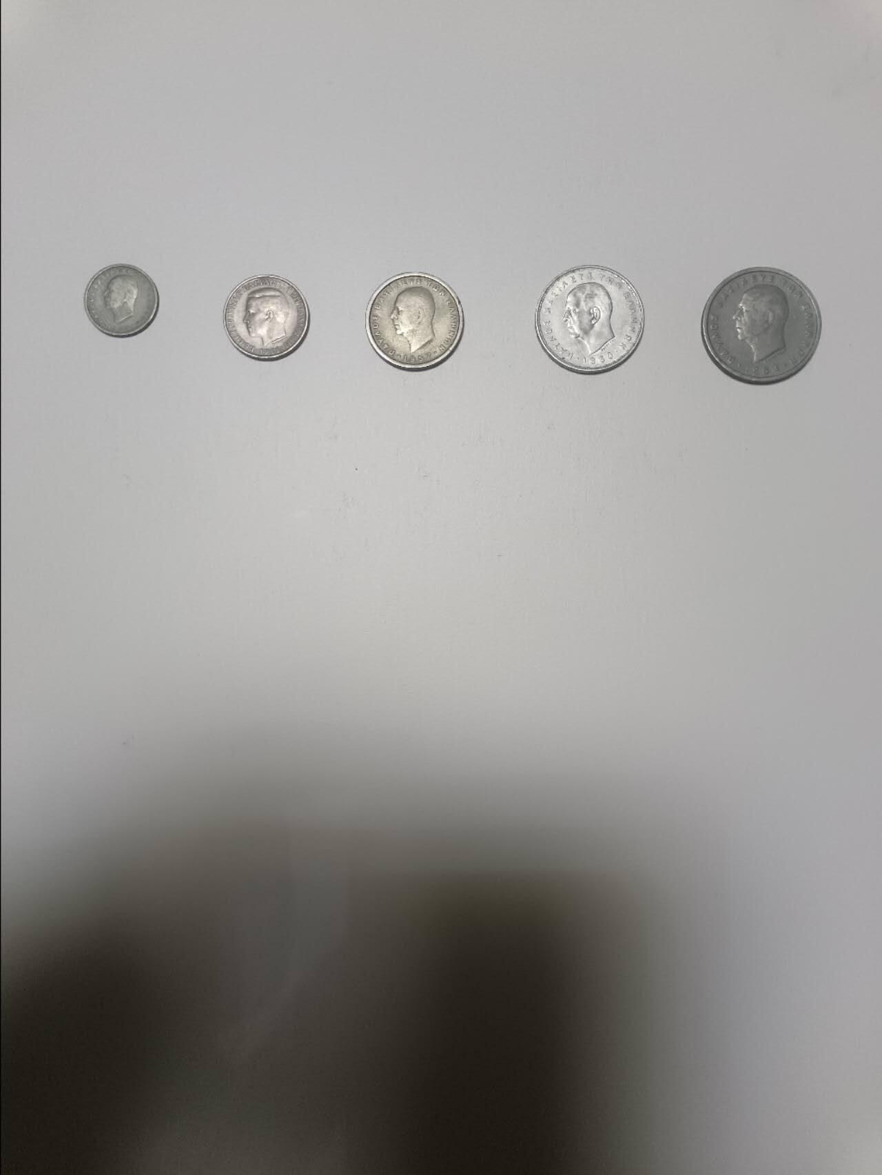 【20260101】非全新纸币和硬币第320场 希腊早期5枚硬币