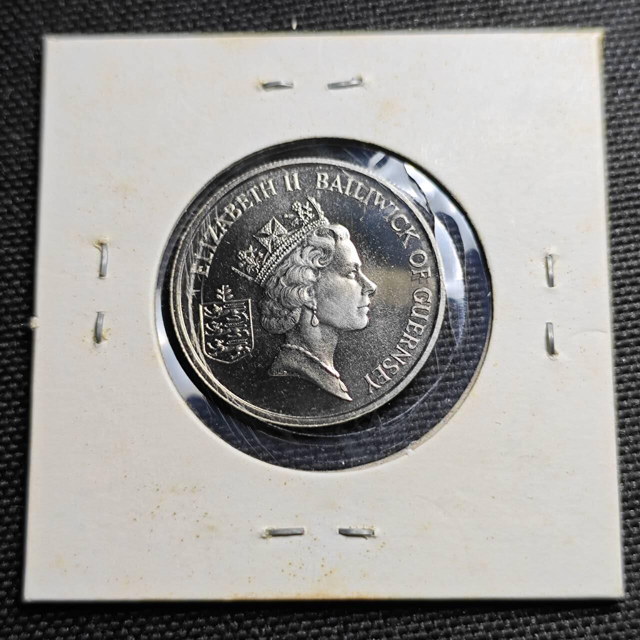 KK钱币收藏小铺 《套币 好品/批量散币专场》  2月预留时间 周末发货  1988泽西5便士 好品