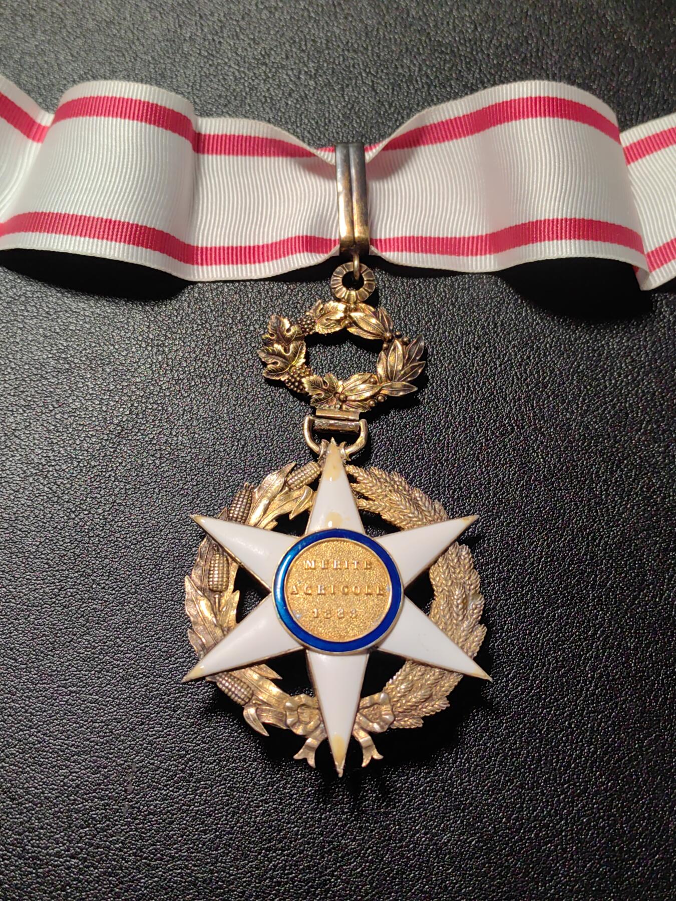 靖甫拍卖新拍第一场 法国指挥官级农业功勋勋章 