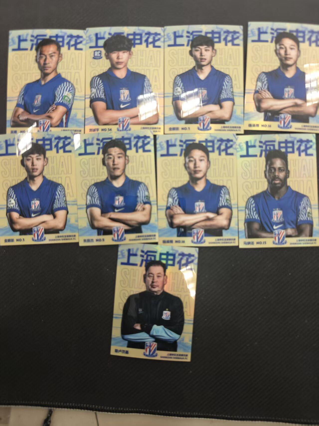 寸草不生拍卖 第十七期  上海申花 百事联名 球星卡 9张