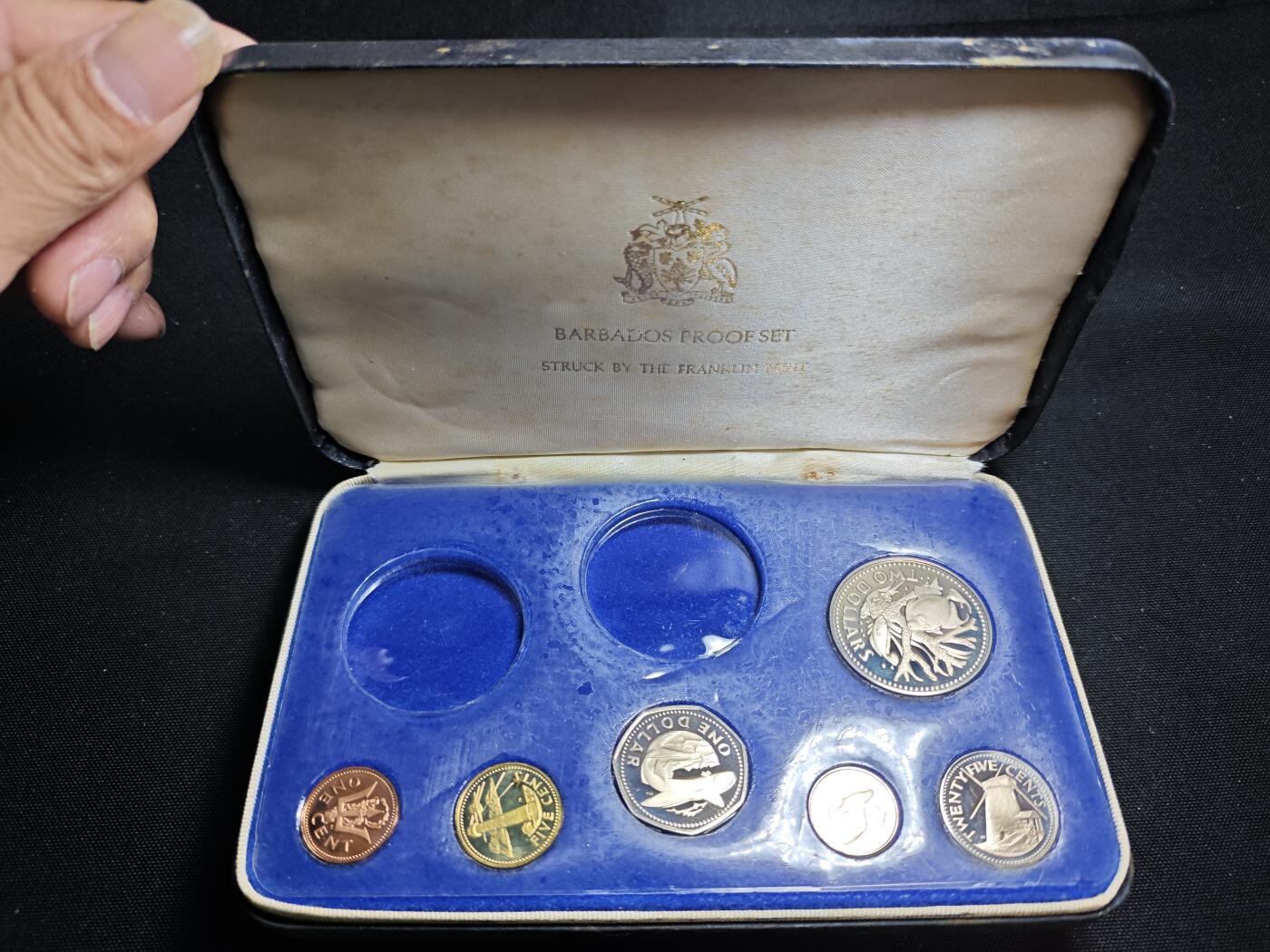 KK钱币收藏小铺 《套币 好品/批量散币专场》  2月预留时间 周末发货  巴巴多斯精制铜镍一组