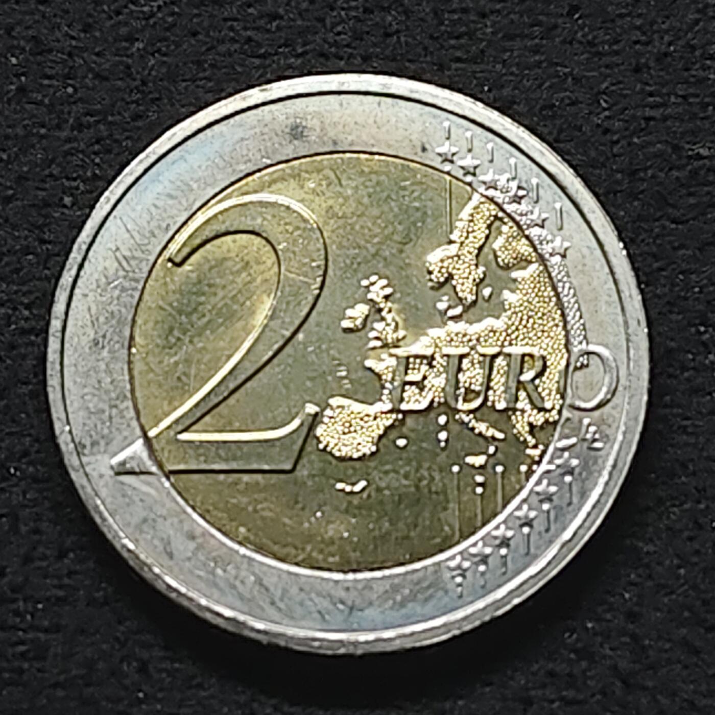 【全场包邮】纯粹捡漏拍490场（免费代拍第27场） 卢森堡2014年2欧元独立175周年双色纪念币