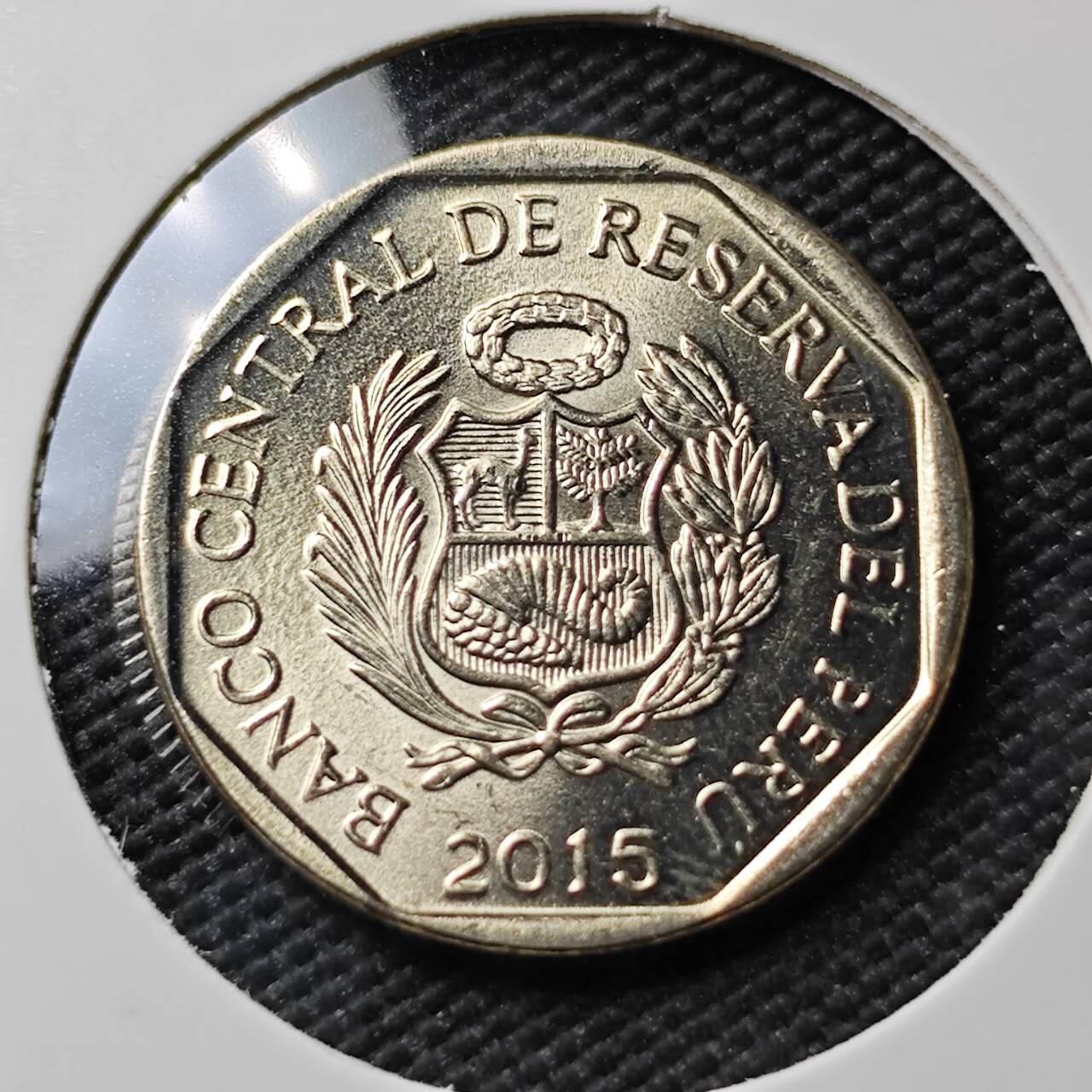 KK钱币收藏小铺 《套币 好品/批量散币专场》  2月预留时间 周末发货  2015秘鲁50分 好品