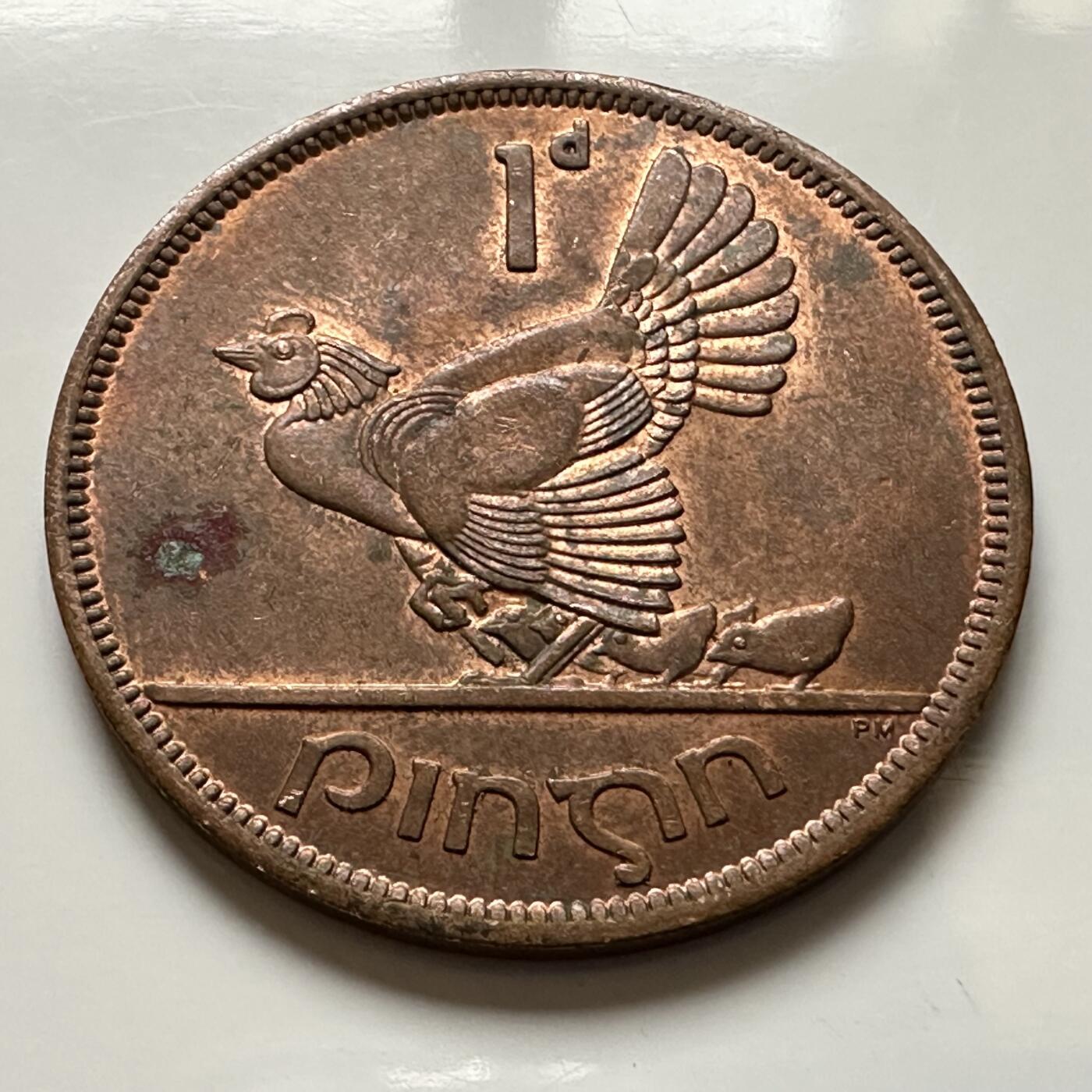 🌹外币初藏🌹🐯2026年第1场  每周二四六晚8️⃣点 接代拍 爱尔兰1966年一便士 b