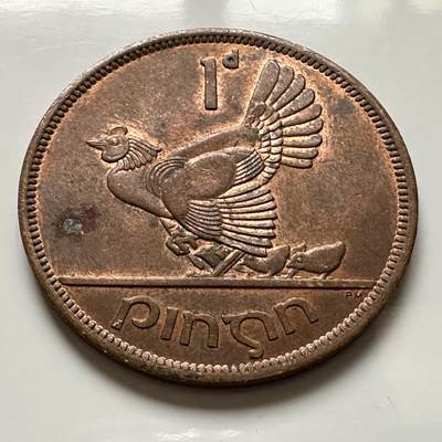 🌹外币初藏🌹🐯2026年第1场  每周二四六晚8️⃣点 接代拍 - 爱尔兰1966年一便士 b