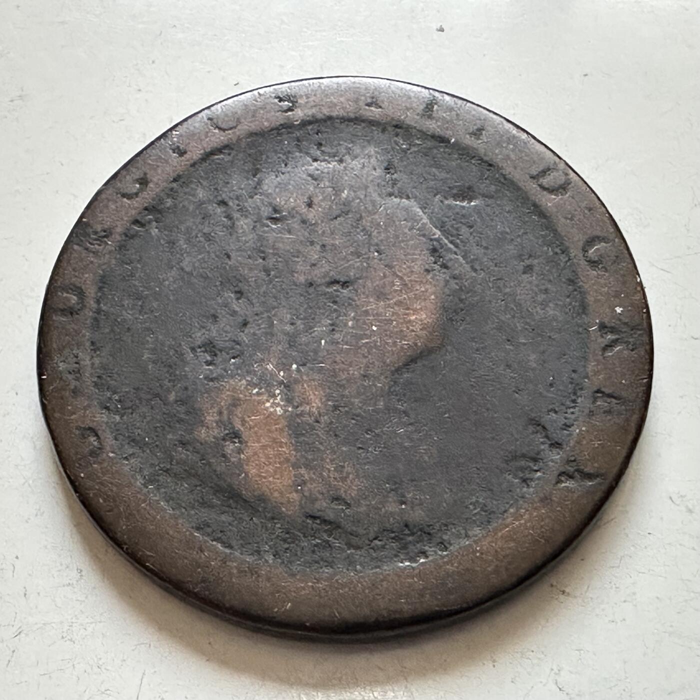 🌹外币初藏🌹🐯2026年第1场  每周二四六晚8️⃣点 接代拍 英国1797年乔治三世一便士 大车轮