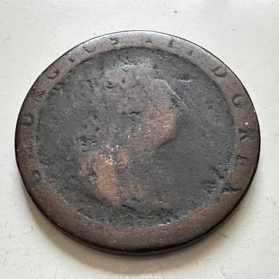 🌹外币初藏🌹🐯2026年第1场  每周二四六晚8️⃣点 接代拍 - 英国1797年乔治三世一便士 大车轮