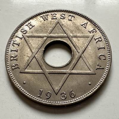 🌹外币初藏🌹🐯2026年第1场  每周二四六晚8️⃣点 接代拍 英属西非1936年爱八 半便士