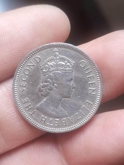 小小小钱币 - 1961年香港五毫。