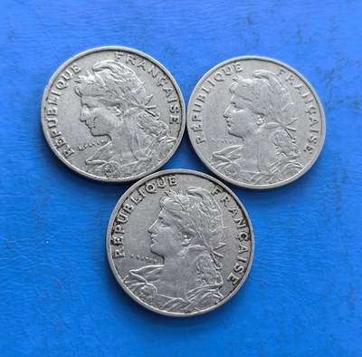 外国优质老铜币高银银币，周六九点倒数截拍，满百包邮，持续收拍 - 法国1903年25分3个