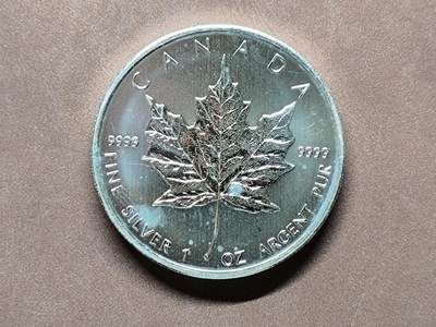 【日月同辉 第1场】元旦首场 无买家佣金 世界钱币 银币 - 【银币】2011年加拿大枫叶银币