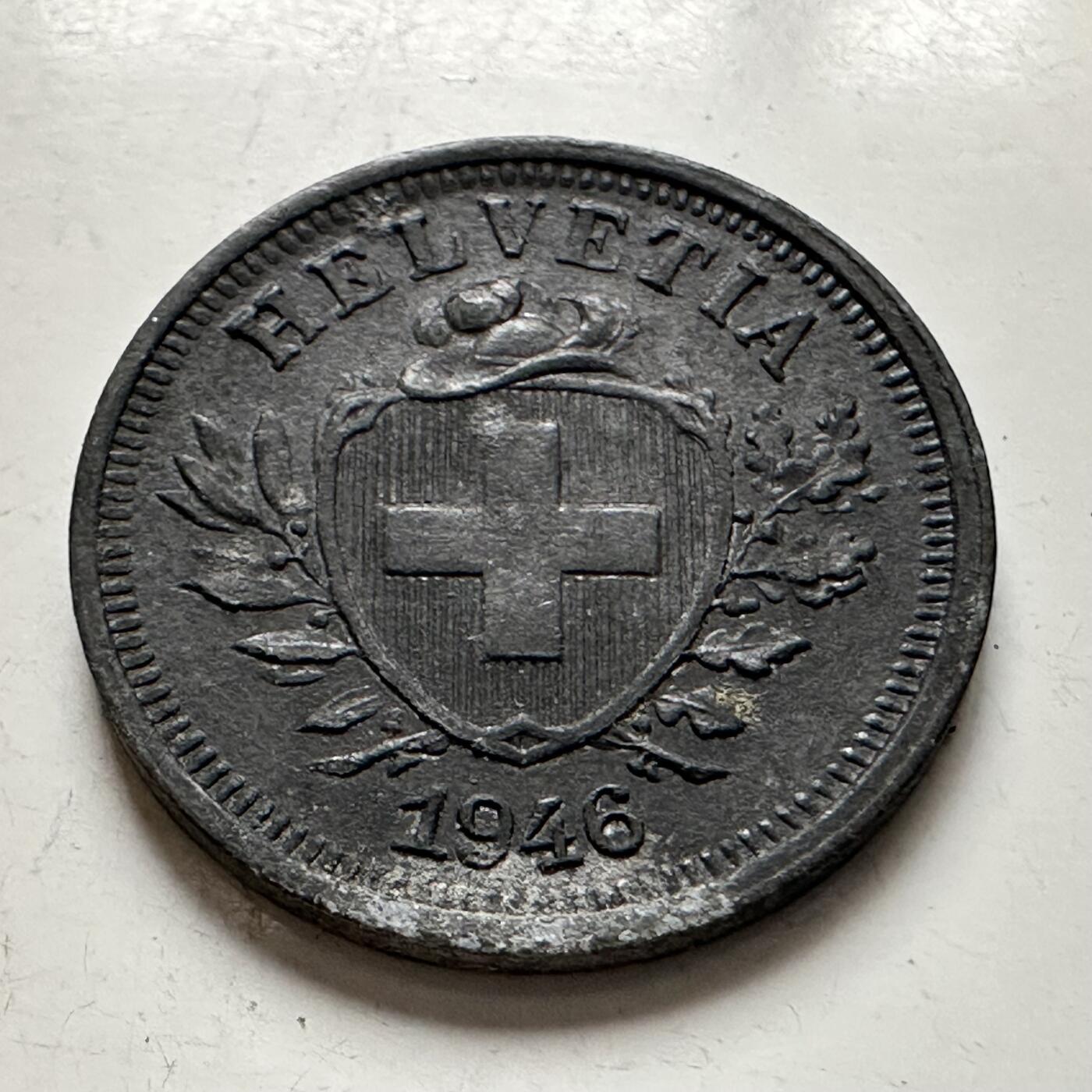 🌹外币初藏🌹🐯2026年第1场  每周二四六晚8️⃣点 接代拍 瑞士1946年一分