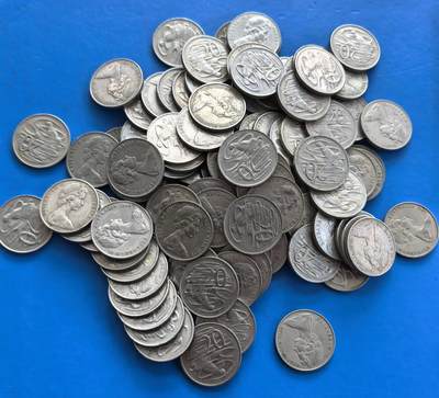 外国优质老铜币高银银币，周六九点倒数截拍，满百包邮，持续收拍 - 澳大利亚鸭嘴兽20分100个，1132克