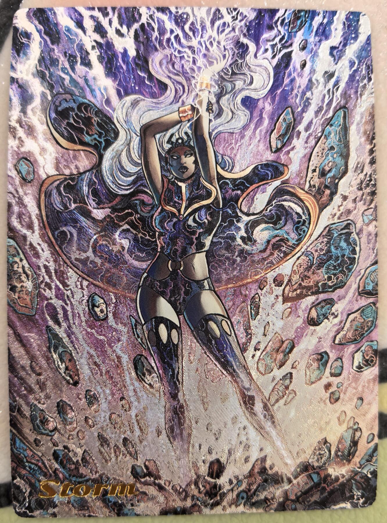 丫丫卡拍--跨年特档*满赠妲己特卡，本场包含之前流拍品（12月31日22点截拍） 漫威 风暴女 粗闪