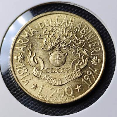 KK钱币收藏小铺 《套币 好品/批量散币专场》  2月预留时间 周末发货 -  意大利200里拉 好品