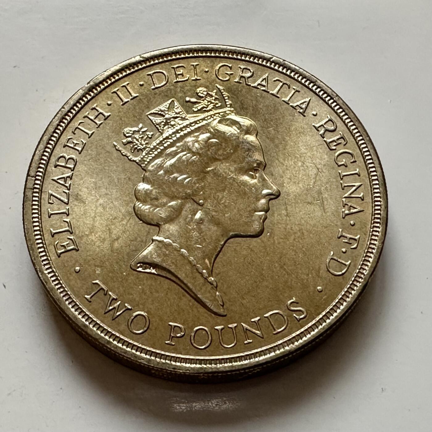 🌹外币初藏🌹🐯2026年第1场  每周二四六晚8️⃣点 接代拍 英国1994年2英镑纪念币