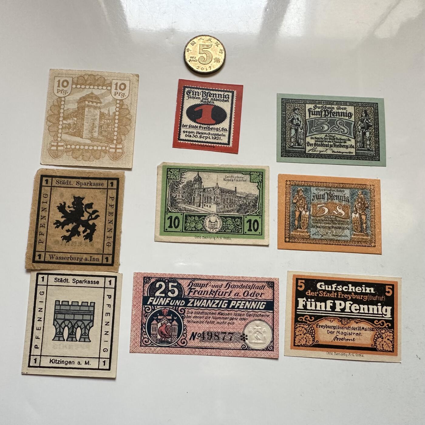 🌹外币初藏🌹🐯2026年第1场  每周二四六晚8️⃣点 接代拍 德国一战时期紧急币—12