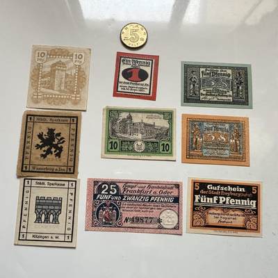 🌹外币初藏🌹🐯2026年第1场  每周二四六晚8️⃣点 接代拍 德国一战时期紧急币—12