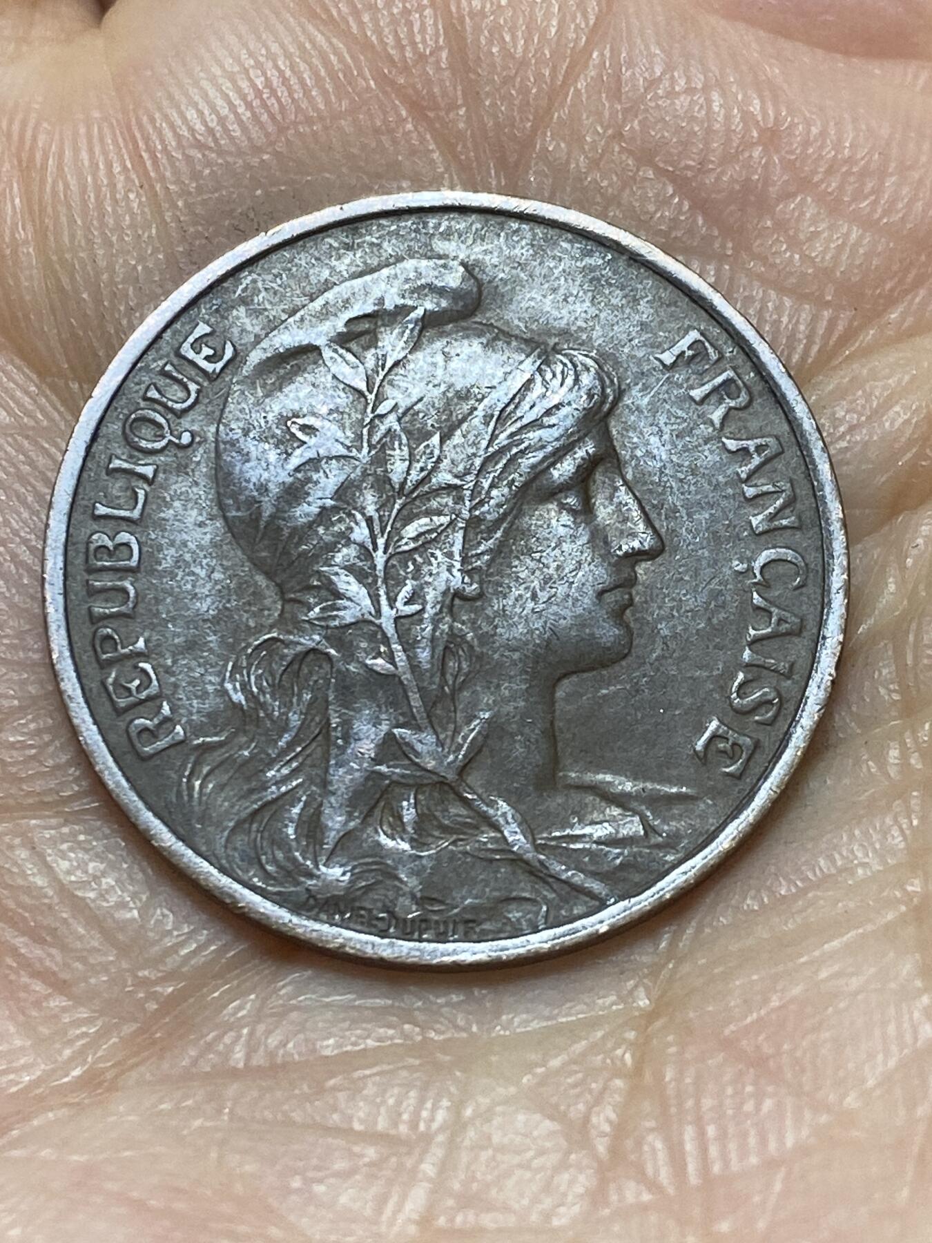 2026年第二场(总第一百七十一场）外国好品散币场(免佣金) 通货好品–法兰西第三共和国1916年5生丁