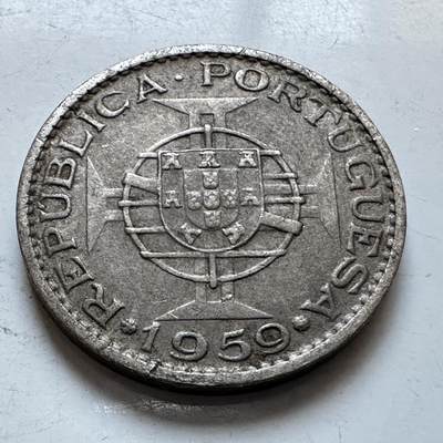 🌹外币初藏🌹🐯2026年第1场  每周二四六晚8️⃣点 接代拍 葡属印度 果阿地区，1959年60分