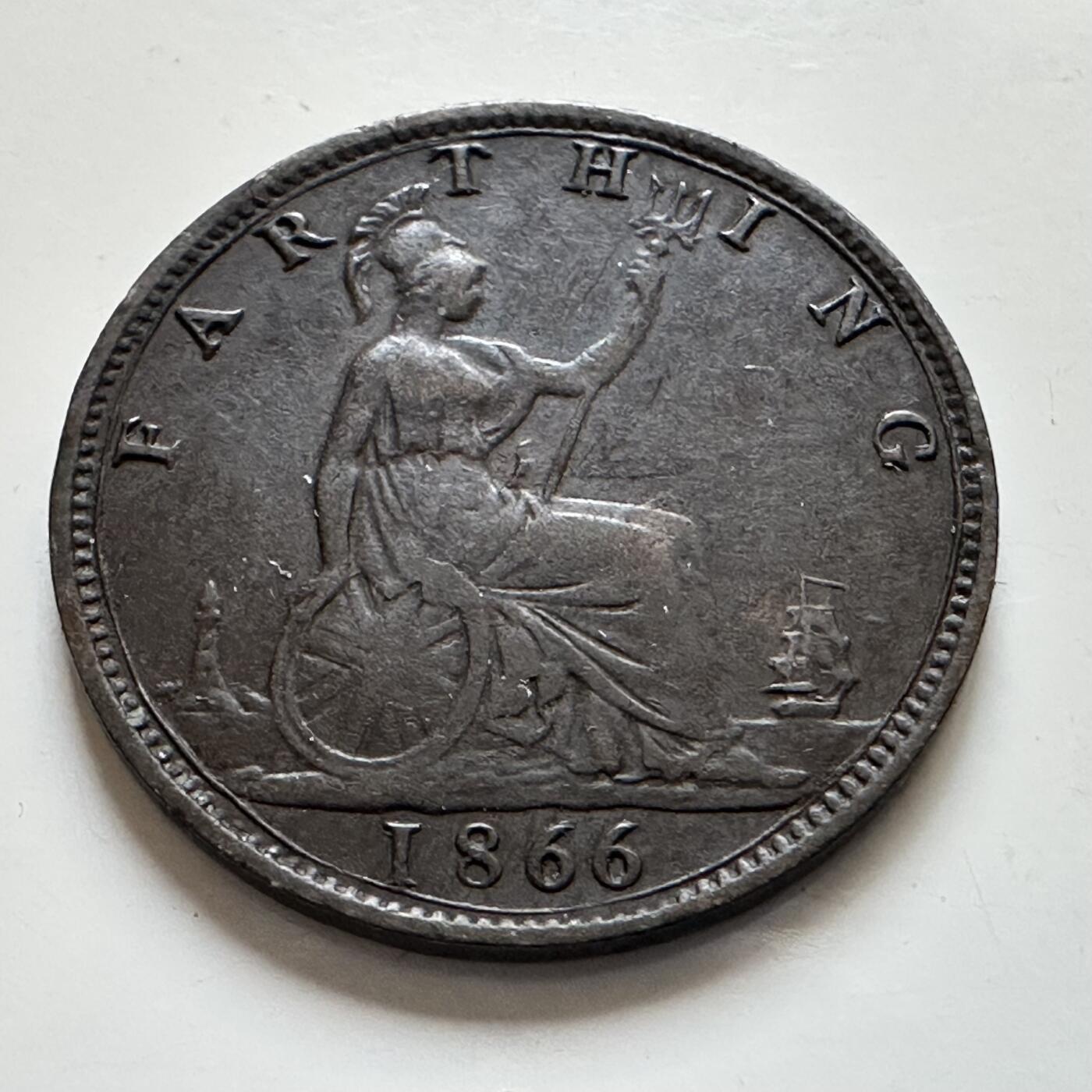 🌹外币初藏🌹🐯2026年第1场  每周二四六晚8️⃣点 接代拍 英国1866年一法新 细节好