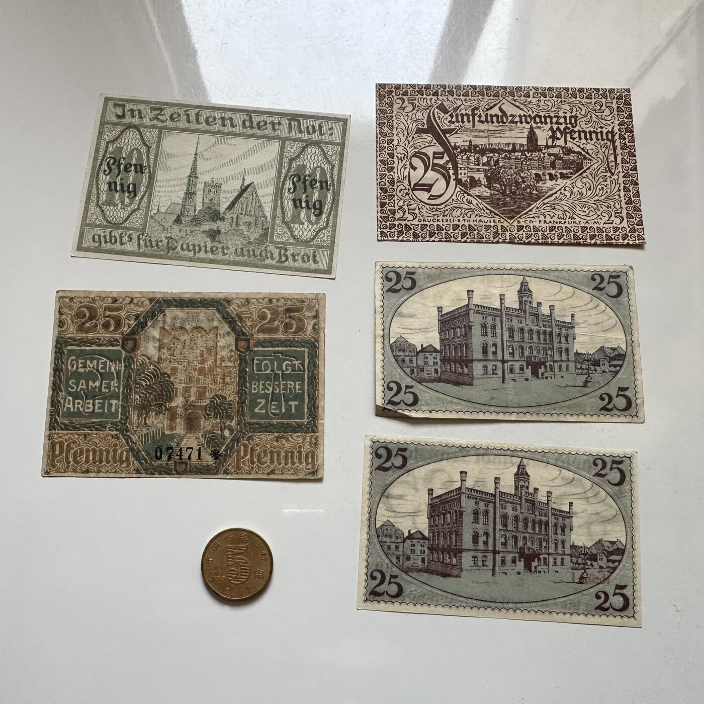 🌹外币初藏🌹🐯2026年第1场  每周二四六晚8️⃣点 接代拍 德国一战时期紧急币—17