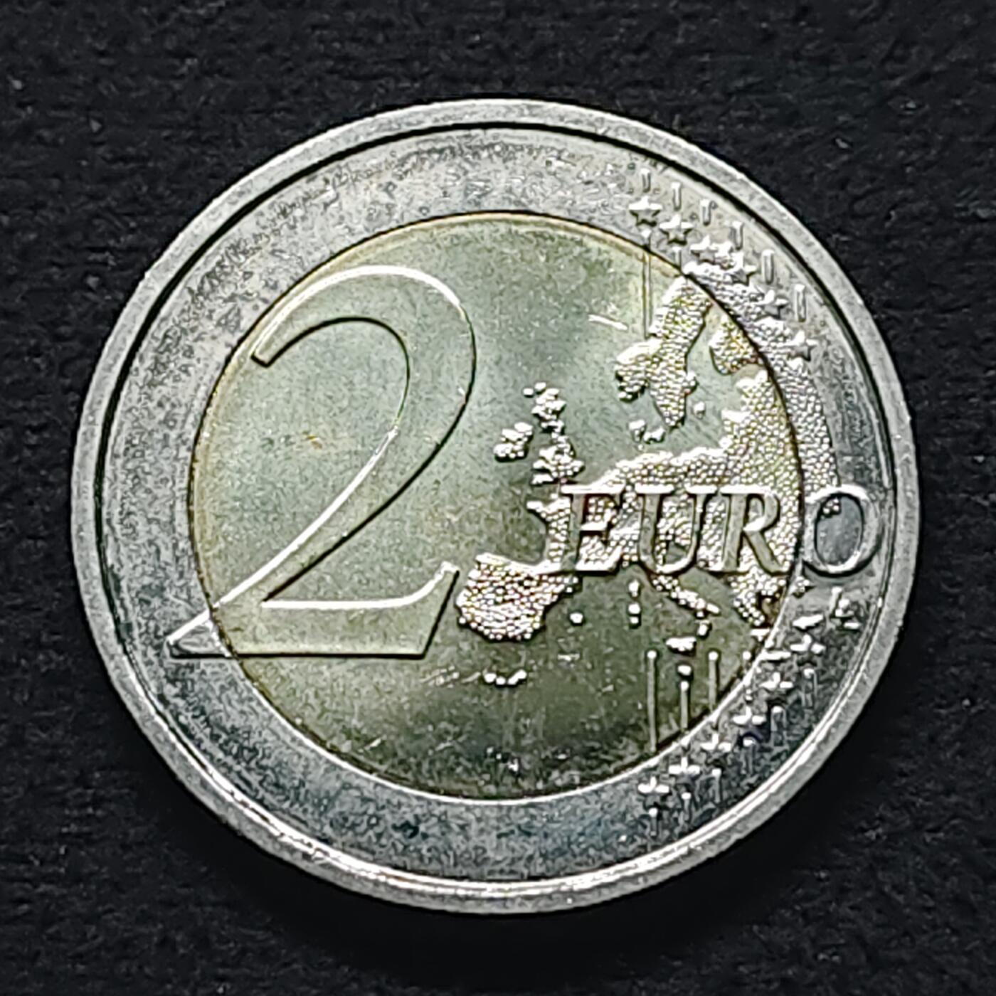 【全场包邮】纯粹捡漏拍490场（免费代拍第27场） 德国2014年2欧元州币系列下萨克森州希尔德斯海姆圣迈克尔教堂双色纪念币