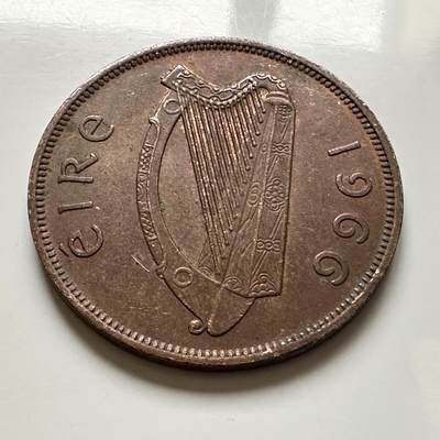 🌹外币初藏🌹🐯2026年第1场  每周二四六晚8️⃣点 接代拍 爱尔兰1966年一便士 a