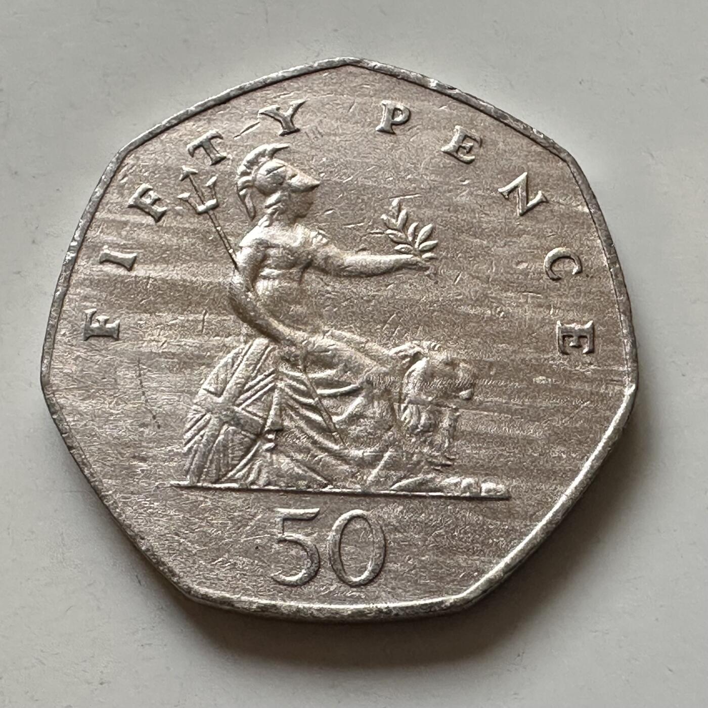 🌹外币初藏🌹🐯2026年第1场  每周二四六晚8️⃣点 接代拍 英国1982年50便士 b