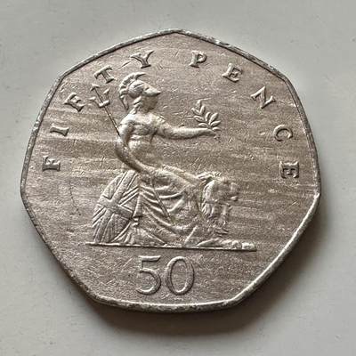 🌹外币初藏🌹🐯2026年第1场  每周二四六晚8️⃣点 接代拍 - 英国1982年50便士 b