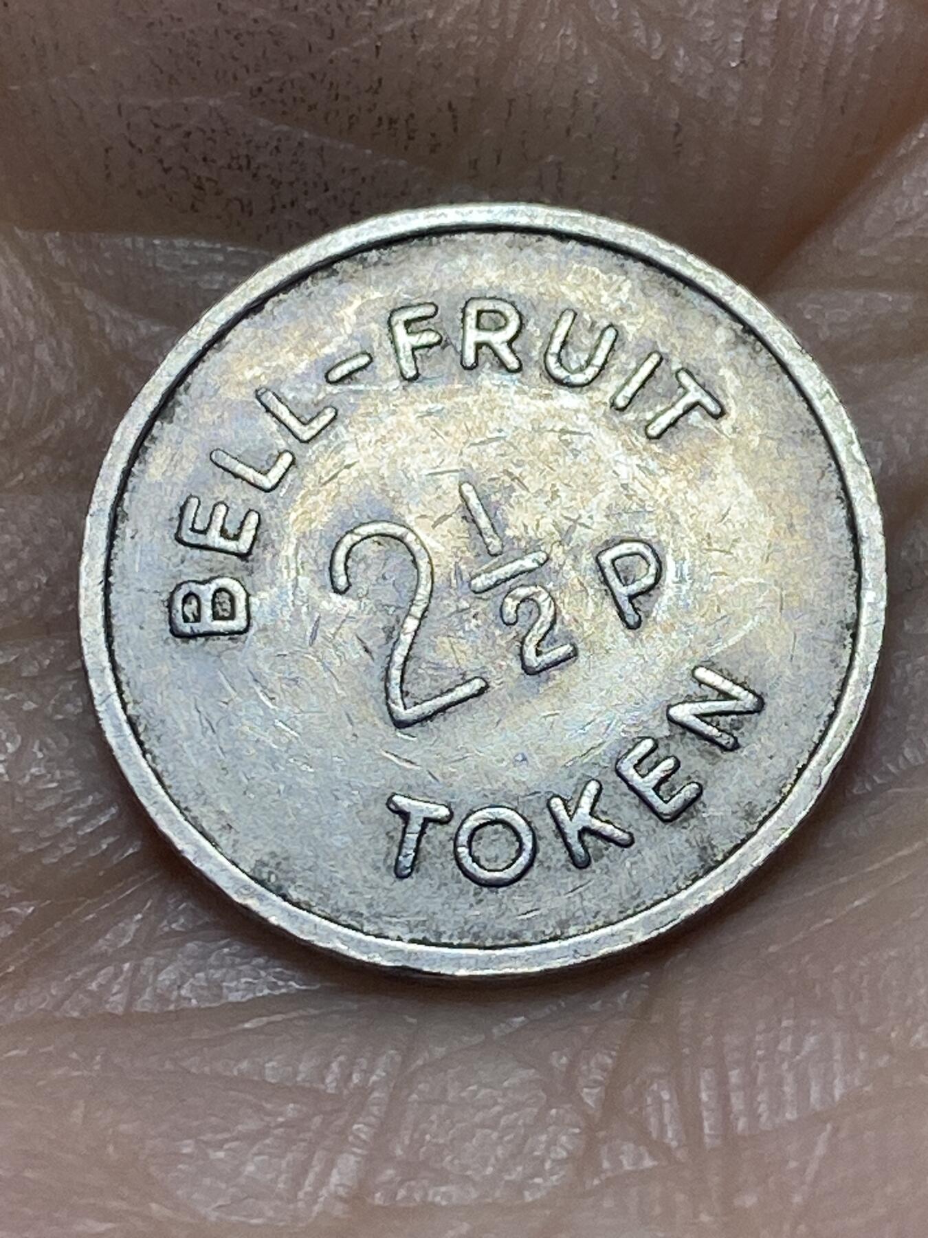 2026年第二场(总第一百七十一场）外国好品散币场(免佣金) 英国🇬🇧6便士–2.5便士双面值娱乐代币(诺丁汉Bell-Fruit公司娱乐代币)