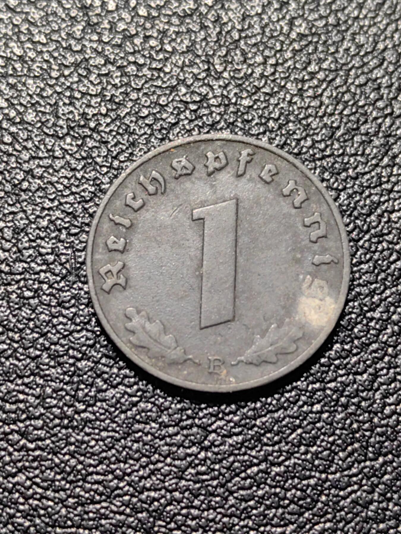 靖甫拍卖新拍第一场 德三1芬尼锌币1944