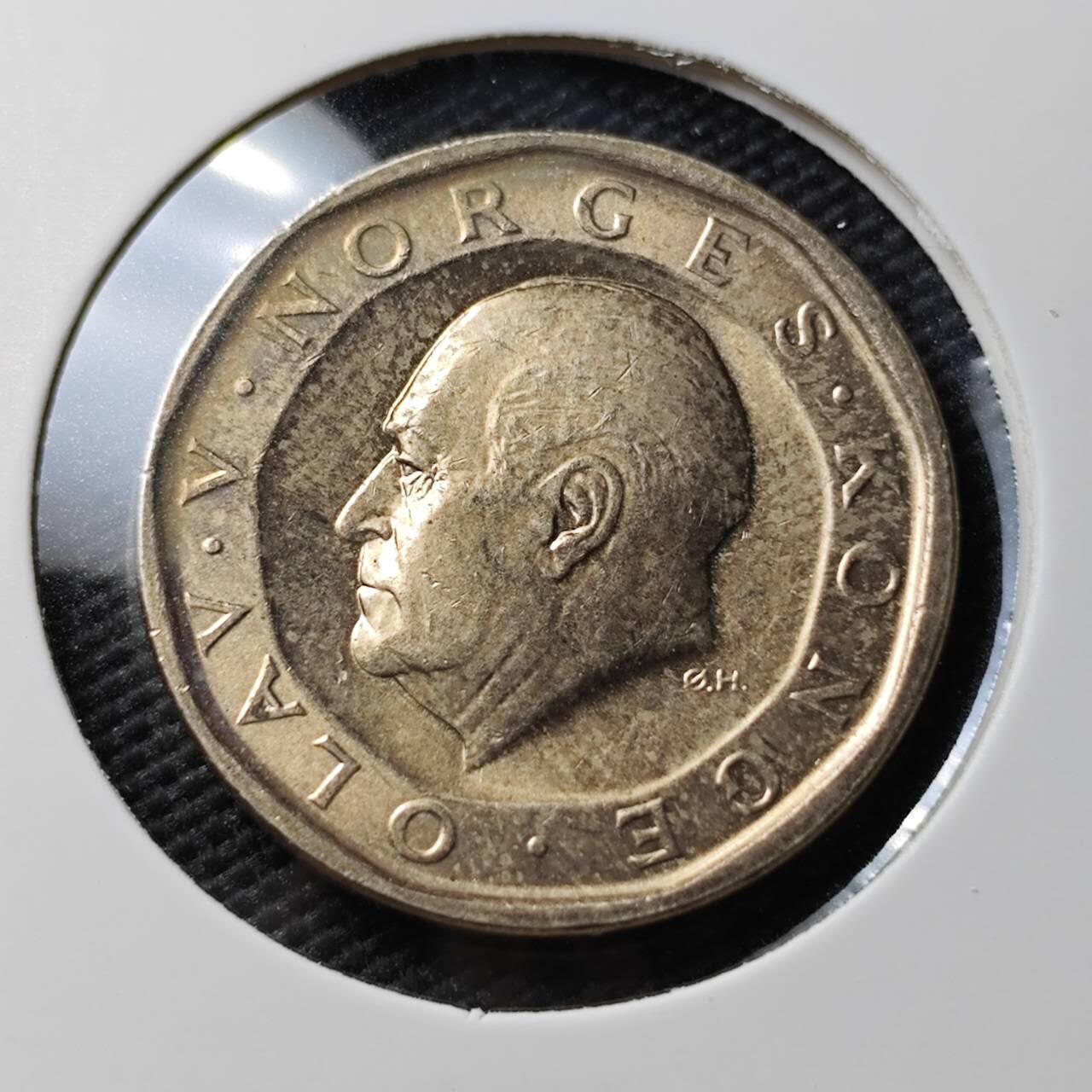 KK钱币收藏小铺 《套币 好品/批量散币专场》  2月预留时间 周末发货  1984挪威10克朗 好品