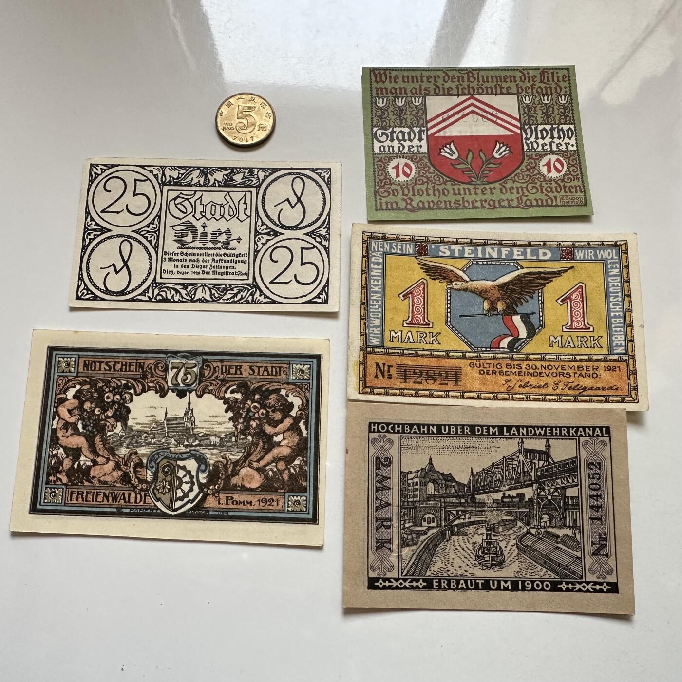 🌹外币初藏🌹🐯2026年第1场  每周二四六晚8️⃣点 接代拍 德国一战时期紧急币—11