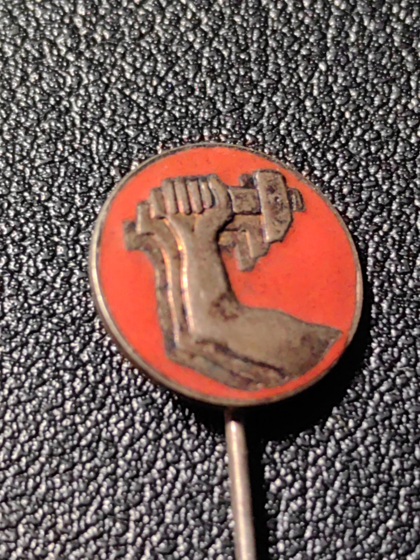 靖甫拍卖新拍第一场 不知名西欧国家左翼政党徽章 1