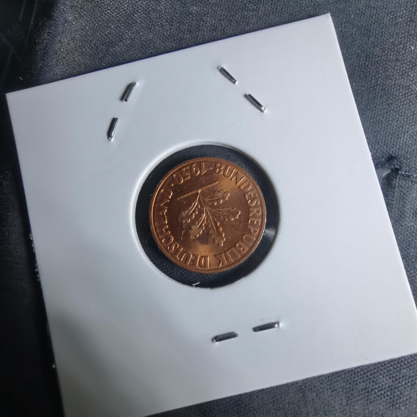 沼泽如烟--第948场 德国1950年1芬尼