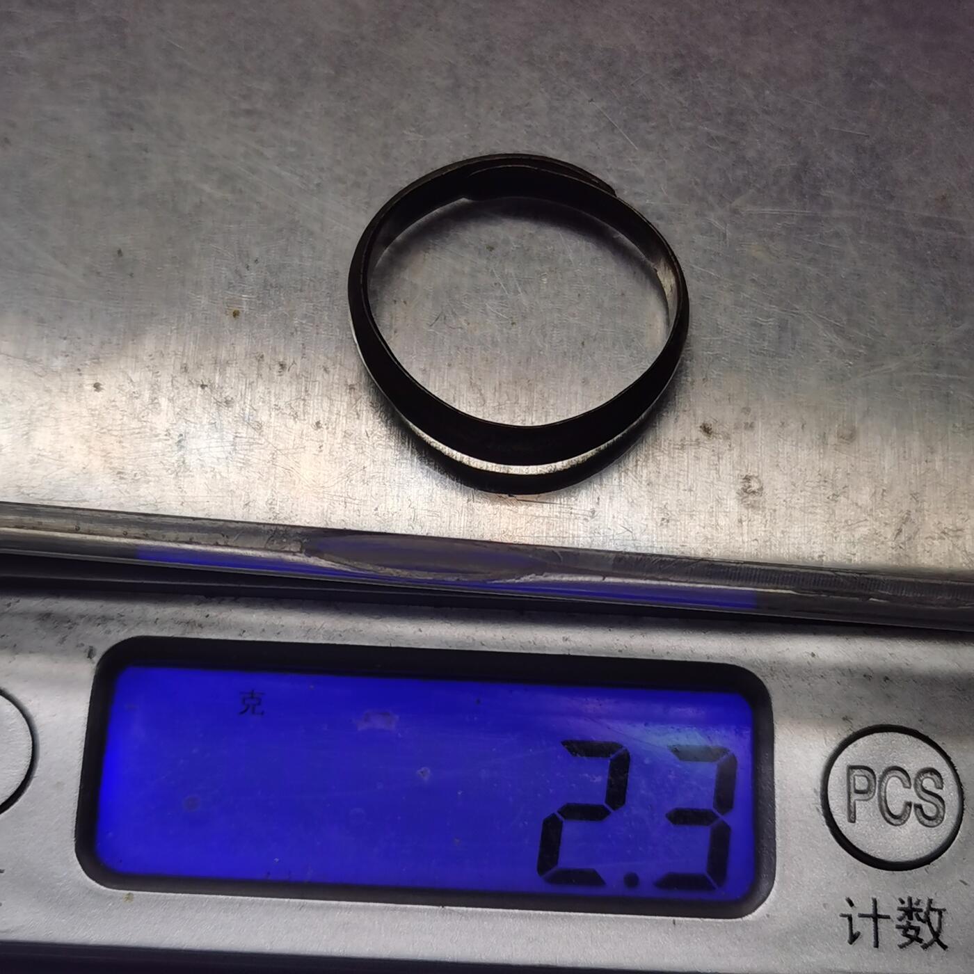 杂件专场92期 清末民国老戒指看不清楚是什么金带款