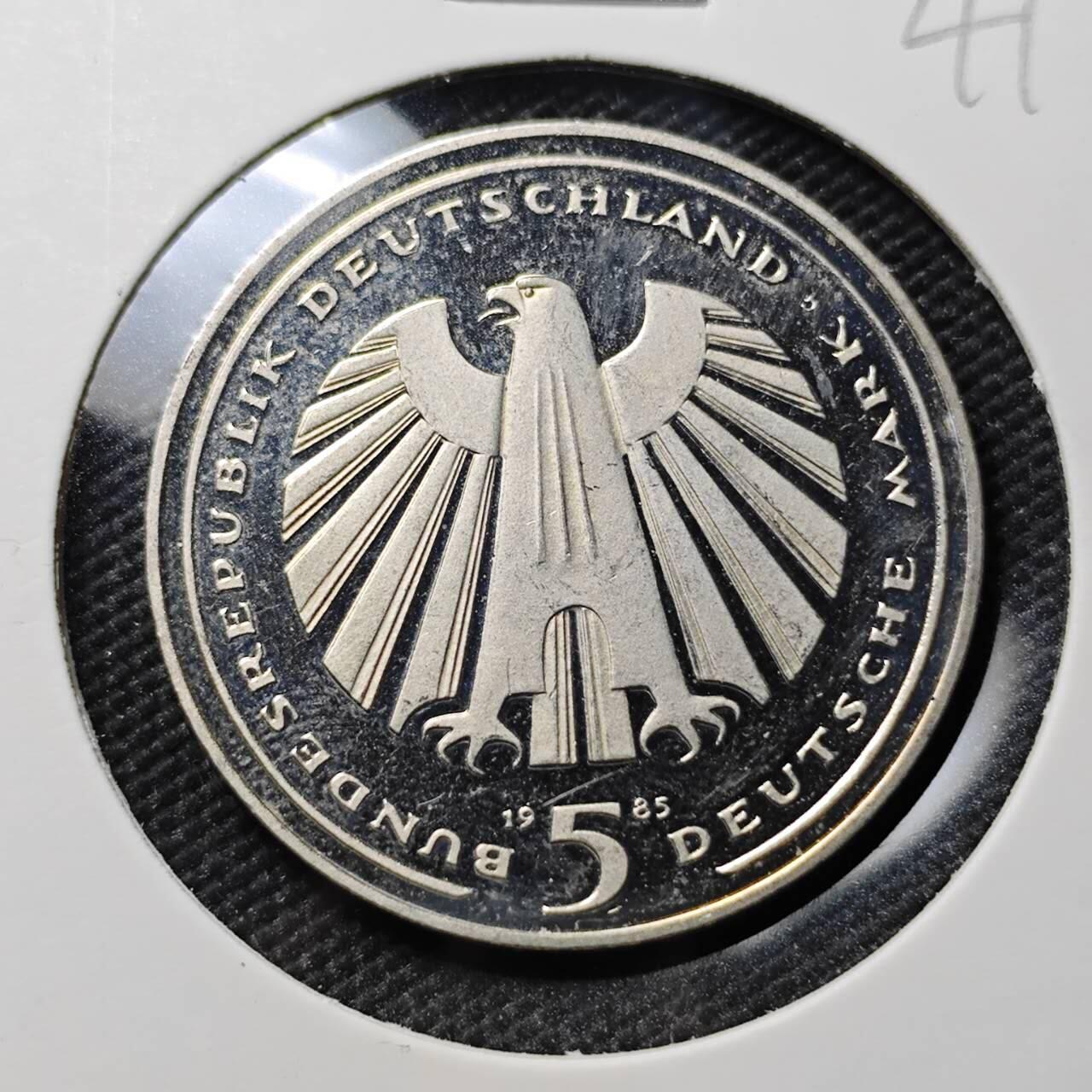 KK钱币收藏小铺 《套币 好品/批量散币专场》  2月预留时间 周末发货  1985德国5马克精制纪念币