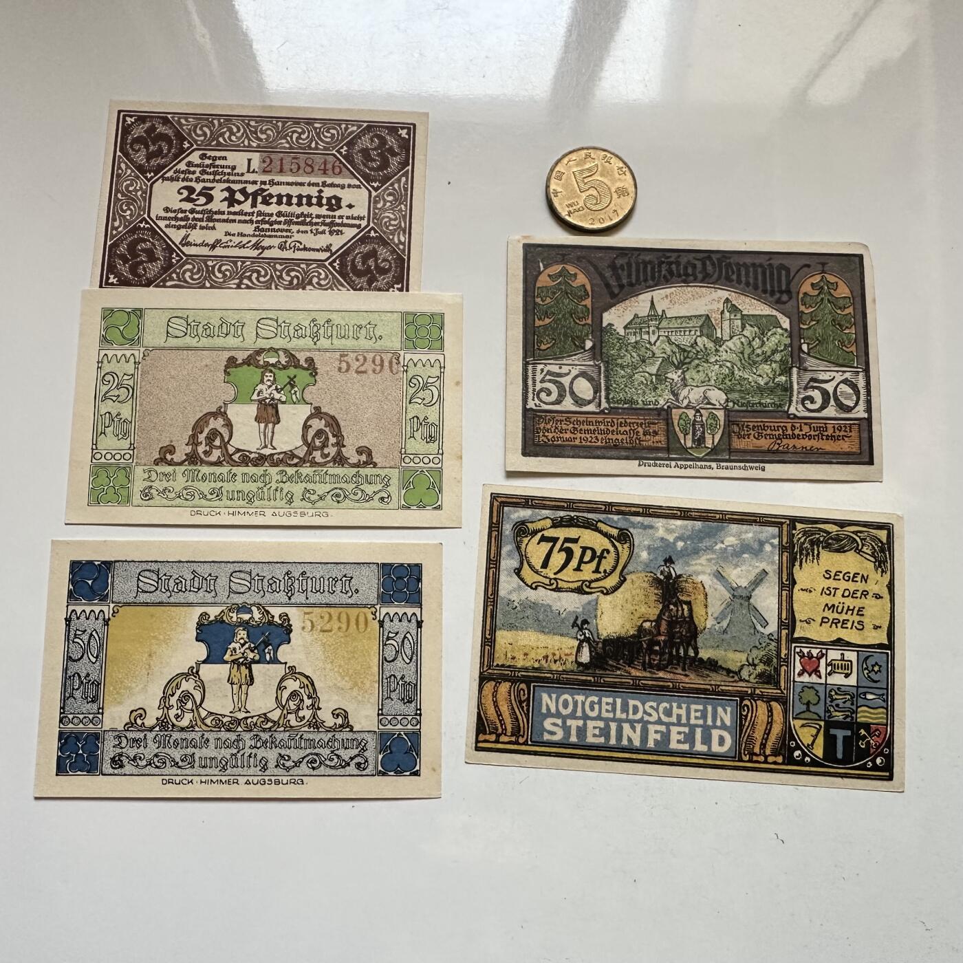 🌹外币初藏🌹🐯2026年第1场  每周二四六晚8️⃣点 接代拍 德国一战时期紧急币—13