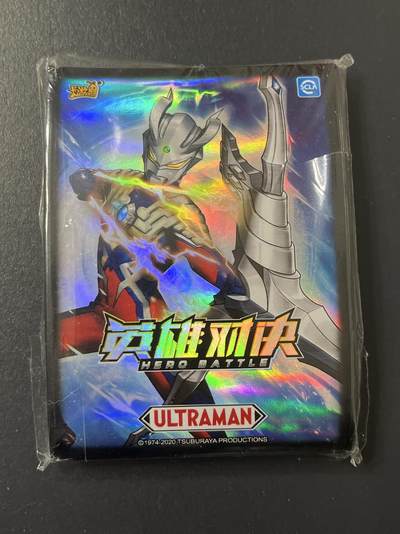 卡牌杂货铺专场拍卖第三场 1月1日周四晚21:00结拍 - 【卡套】卡游 英雄对决 终极赛罗 卡套1包（40个）-1