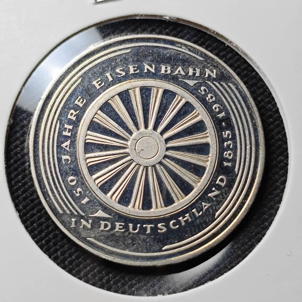 KK钱币收藏小铺 《套币 好品/批量散币专场》  2月预留时间 周末发货  1985德国5马克精制纪念币